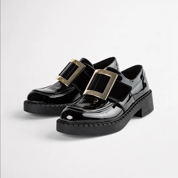 Black Tony Bianco Loafers - Picture 5 of 7